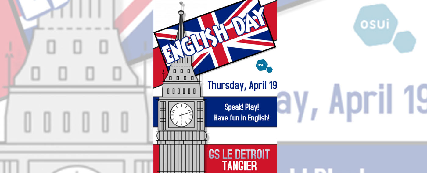 English Day -Thursday, April 19