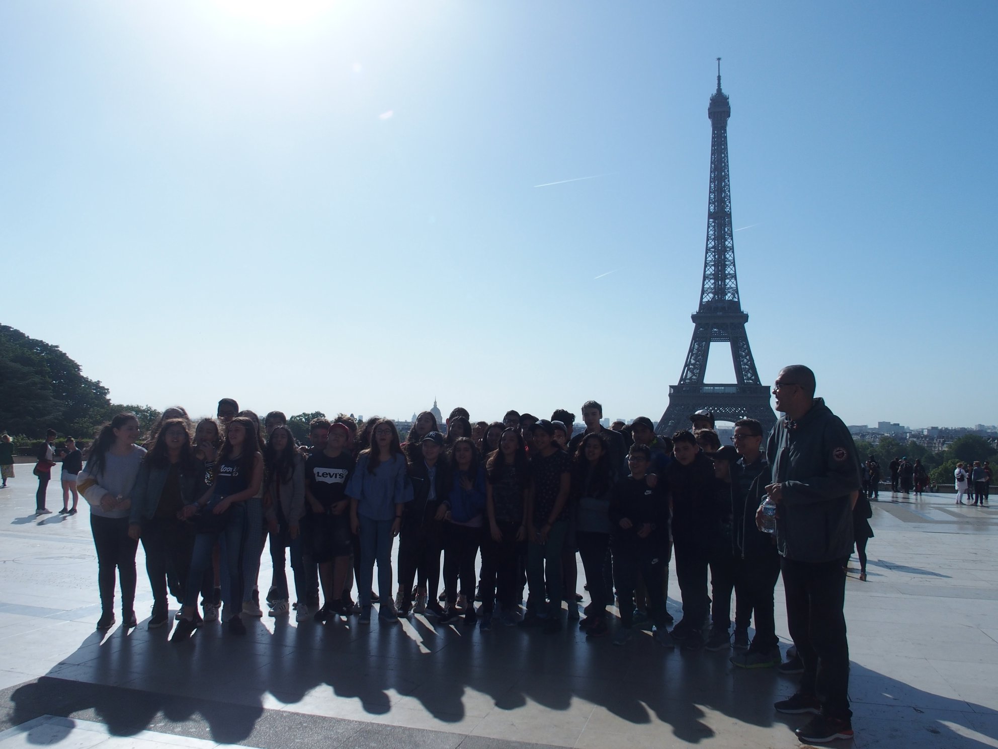 Voyage des élèves de 5ème à Paris